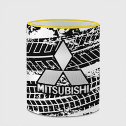 Кружка с полной запечаткой Mitsubishi следы шин - фото 2