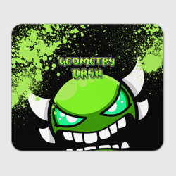 Прямоугольный коврик для мышки Geometry Dash Green