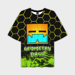 Мужская футболка oversize 3D Geometry Dash Классика