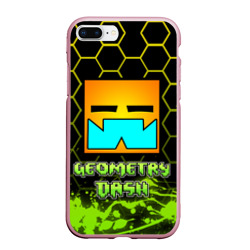 Чехол для iPhone 7Plus/8 Plus матовый Geometry Dash Классика