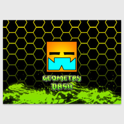 Поздравительная открытка Geometry Dash Классика