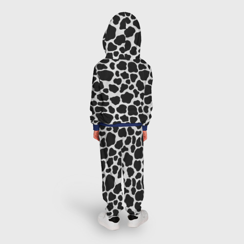 Детский костюм с толстовкой 3D Пятна Далматинца, цвет синий - фото 4