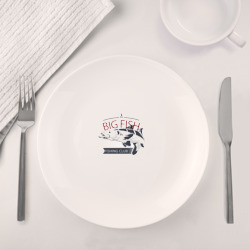 Набор: тарелка + кружка Болшая рыба - фото 2