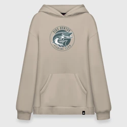 Худи SuperOversize хлопок Охотник на щуку