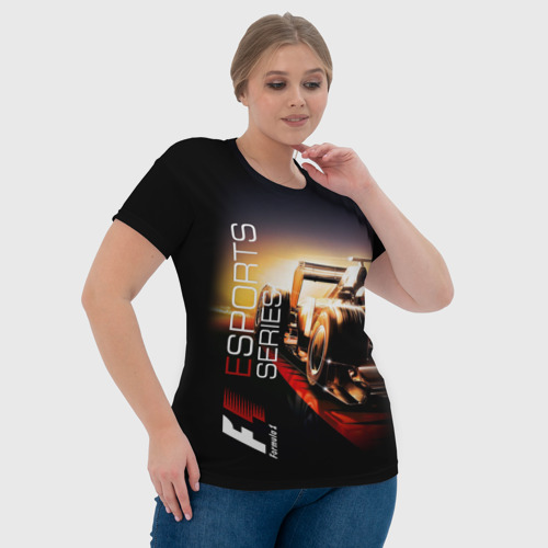 Женская футболка 3D с принтом Formula 1, фото #4