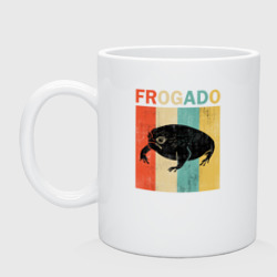 Кружка керамическая Дождевая жаба Frog + Avocado