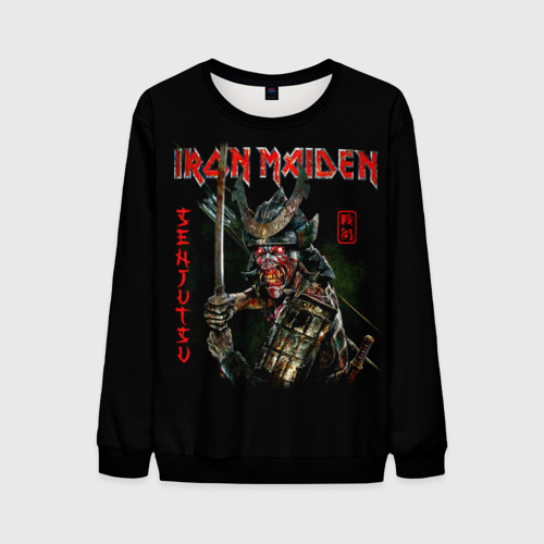 Мужской свитшот 3D Iron Maiden, Senjutsu, цвет черный