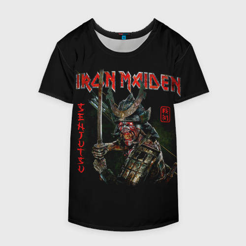 Накидка на куртку 3D Iron Maiden, Senjutsu, цвет 3D печать - фото 4