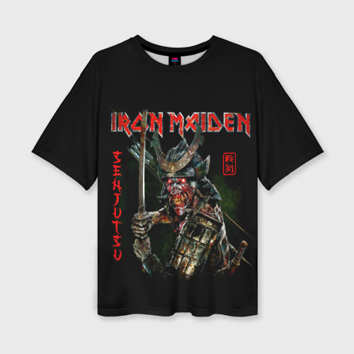 Женская футболка oversize 3D Iron Maiden, Senjutsu, цвет 3D печать