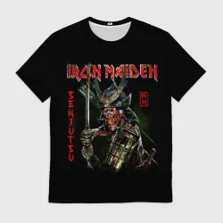Мужская футболка 3D Iron Maiden, Senjutsu