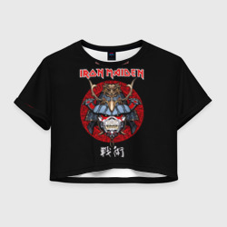 Женская футболка Crop-top 3D Iron Maiden, Senjutsu