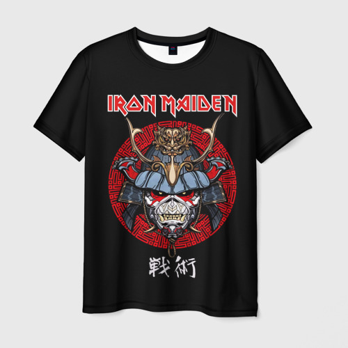 Мужская футболка с принтом Iron Maiden, Senjutsu, вид спереди №1