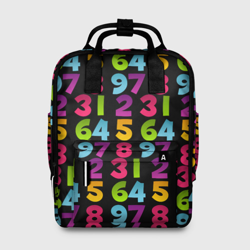 Женский рюкзак 3D Цифры