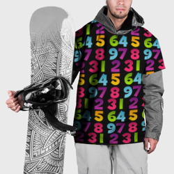 Накидка на куртку 3D Цифры