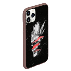 Чехол для iPhone 11 Pro Max матовый Mask Brejcha - фото 2