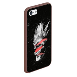 Чехол для iPhone 5/5S матовый Mask Brejcha - фото 2