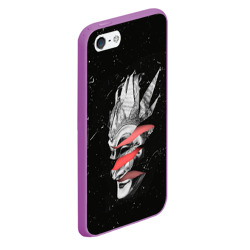 Чехол для iPhone 5/5S матовый Mask Brejcha - фото 2