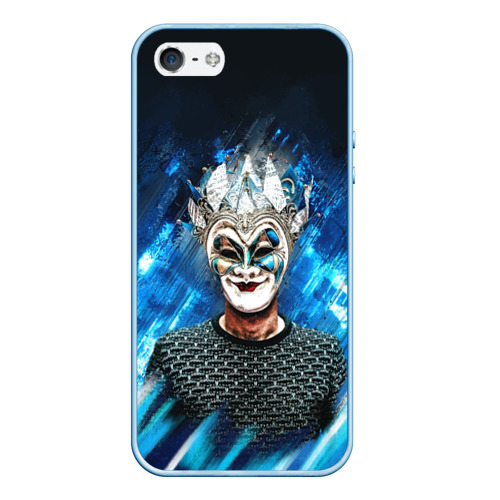 Чехол для iPhone 5/5S матовый Boris Brejcha Blue