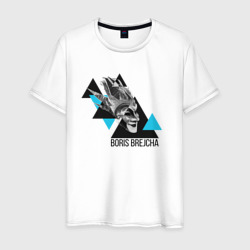 Boris Brejcha triangles – Мужская футболка хлопок с принтом купить со скидкой в -20%