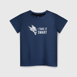 Детская футболка хлопок I Take It Smart