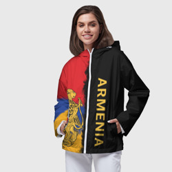 Женская ветровка 3D Armenia Flag and emblem - фото 2