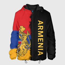 Мужская куртка 3D Armenia Flag and emblem