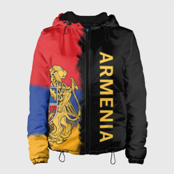 Женская куртка 3D Armenia Flag and emblem
