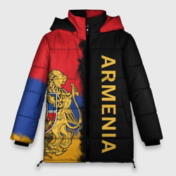 Женская зимняя куртка Oversize Armenia Flag and emblem