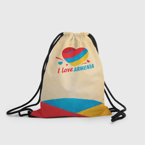 Рюкзак-мешок 3D Heart I love Armenia