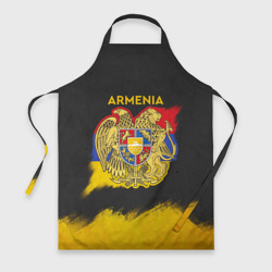 Фартук 3D Yellow and Black Armenia