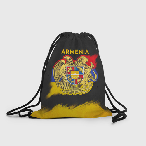 Рюкзак-мешок 3D Yellow and Black Armenia