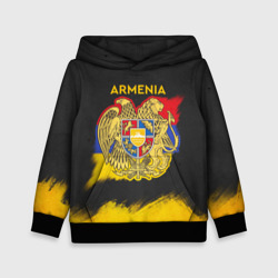 Детская толстовка 3D Yellow and Black Armenia