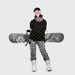 Накидка на куртку 3D Золотые пчелы паттерн - фото 2