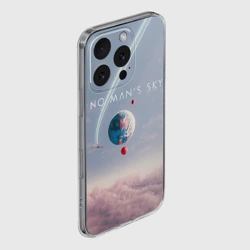 Чехол для iPhone 16 Pro силиконовый с защитой камеры No mans sky - фото 2