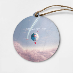 Деревянная игрушка круг No mans sky