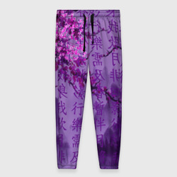 Женские брюки 3D Фиолетовый китай