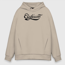 Мужское худи Oversize хлопок Elysium логотип