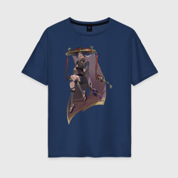 Женская футболка хлопок Oversize Скарамучча