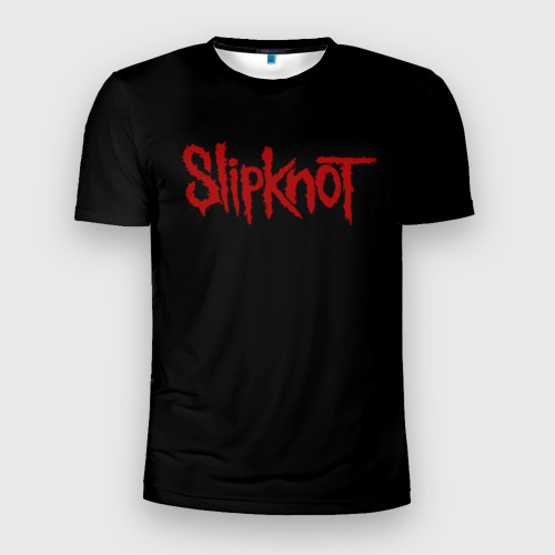 Мужская футболка 3D Slim Slipknot +Спина, цвет 3D печать