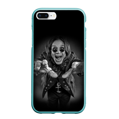 Чехол для iPhone 7Plus/8 Plus матовый Ozzy Osbourne, цвет мятный