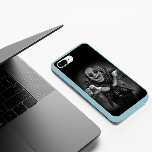 Чехол для iPhone 7Plus/8 Plus матовый Ozzy Osbourne, цвет мятный - фото 5