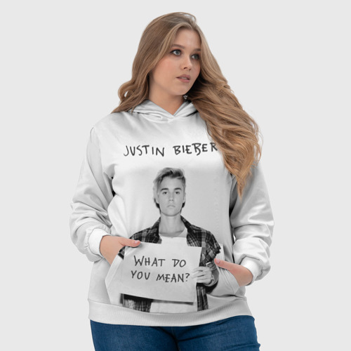 Женская толстовка 3D Justin Bieber - фото 6