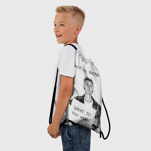Рюкзак-мешок 3D Justin Bieber - фото 3