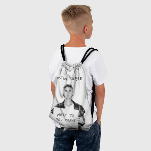 Рюкзак-мешок 3D Justin Bieber - фото 4