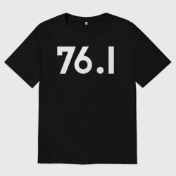 Женская футболка хлопок Oversize Power 76.1