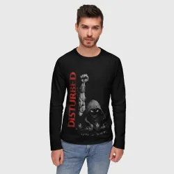 Мужской лонгслив 3D Disturbed - фото 2