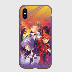 Чехол для iPhone XS Max матовый Евангелион