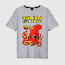 Мужская футболка хлопок Oversize Red Hot chili peppers
