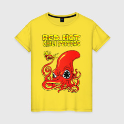 Женская футболка хлопок Red Hot chili peppers
