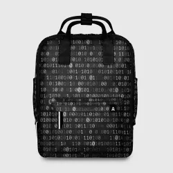 Сумка-рюкзак 3D Бинарный код